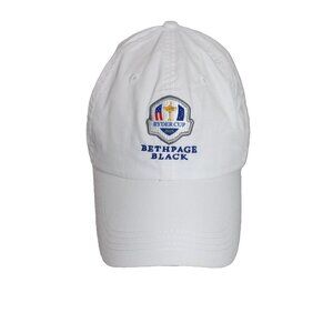 2025 Ryder Cup Golf Bethpage Black NBS Sports Hat Cap White Clean One Size